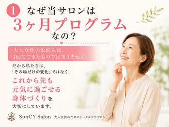 サンシー整体(SunCY整体)/なぜ３ヶ月プランなのか