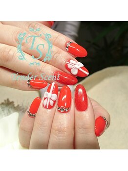 テンダーセント(Tender Scent)/リボンネイル