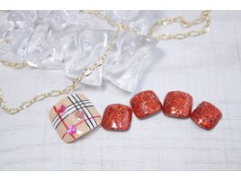 バーバリーチェック＊ハートホロ