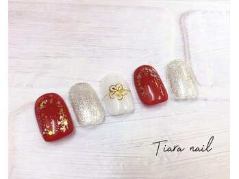 ティアラ(Tiara)/お正月・成人式ネイル