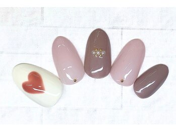 アルセア 上野御徒町店(Alcea)/バレンタインネイル ハート