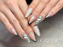 クリーク(CREEK)/黒フレンチキルティングスカルプ