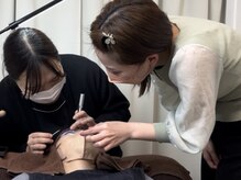 オーナーが現役アイリストであり、お客様の声、スタッフの声、を一番大事に考えています