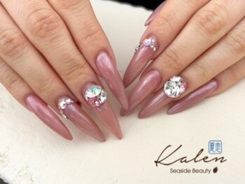 カレンシーサイドビューティー(夏恋SeasideBeauty)の写真/深爪・チビ爪のお悩み解消。自爪に優しいジェルチップ長さ出しで、見惚れるほどスッと長い指先へ。