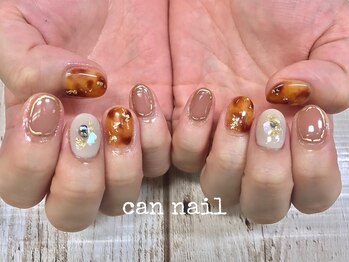 キャンネイル 金山店(Can Nail)/べっ甲ネイル♪