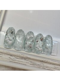 渋谷限定ビジューネイル