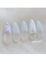 たゆ ネイル(たゆnail)/パラジェル紫陽花ネイル