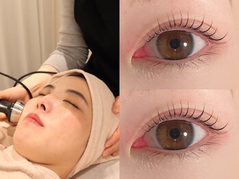 フィール 銀座(feel)の写真/"お顔の魅力を引き出す"まつ毛パーマ+フェイシャル。ご自分を労わり、美しさを磨く。忙しい女性の息抜きに*