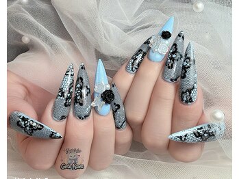 ゴテかわ(GOTE KAWA)/レースネイル