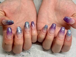 ラメグラデーション