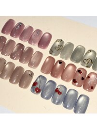 シンプルデザイン/定額ネイル