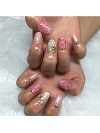 ピンク系ドロップアート★