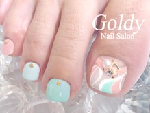 ネイルサロン ゴールディ(NAIL SALON GOLDY)/FOOT華やかアートコース