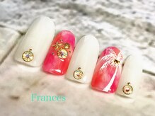 フランセス(Frances)/タイダイ×ヤシの木