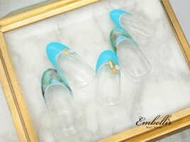 (896)天然石フレンチ