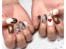 ラッフィ スリール(Raffee sourire)/バレンタインネイル