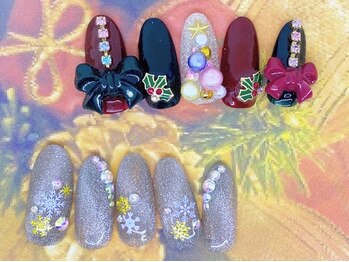 アン ジョーヌドラゴ/【自爪ネイル】冬ネイル