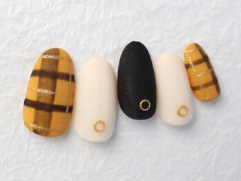 ユースタイル 新宿店(U-style)/チェック柄ネイル