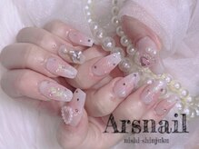 アルスネイル(Ars nail)/きらきらチークネイル