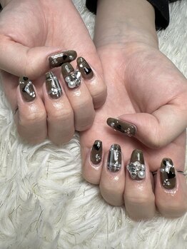 レディスペネイル ノマエ 名駅店(Redispe nail nomae)/チェックネイル
