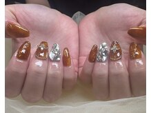 ペッシュブルーム 梅田(Peche Bloom)/中崎町オーロラネイル/痛ネイル