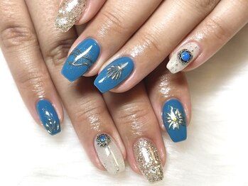 ティンク センター南 アイラッシュアンドネイル (Tink eyelash＆nail)の写真/【持ち込みデザイン120分¥8000～】イベントの多い時季だからこそ手描きアートで周りと差を付けて♪