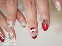 ノエル(Noel)/クリスマスネイル レッド