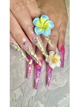 クロスネイル 渋谷店(CROSS nail)/夏のロングネイル