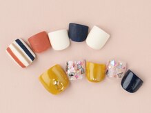 オーガニックネイルサロン プティ ボア(petit bois)/秋色フット☆