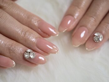 キキネイル たまプラーザ店(kikinail)/美爪Vカットストーンネイル