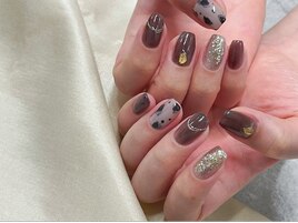 【パラジェルレオパードネイル】