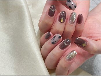 サロンレム(salon Rem.)/【パラジェルレオパードネイル】