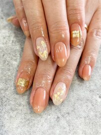 カジュアルニュアンスネイル