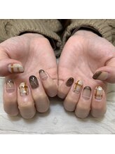 キーバイマグモモ(KYE by Mag momo)/フレンチ／チェック／ブラウン