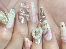 アイネイルズ 天神今泉店(I-nails)/【hinako.t】ラブリーシルバー