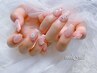 長さ出し★ジェルスカルプorチップ【デザインフリー/パーツ付き】15200円