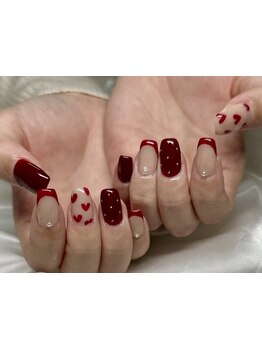 手描きアートが得意なサロン