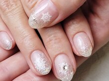 ビオトーププラス 銀座本店(bio tope+)/雪の結晶ネイル銀座フィルイン