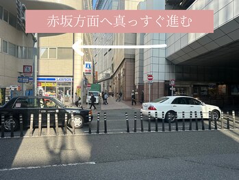 グレースエール トータルビューティーサロン(Grace Aile)/*赤坂方面に進む*