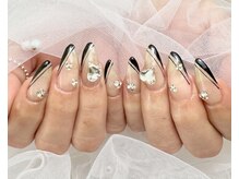 ネージュ(Neige)の雰囲気（ブラックフレンチ×びじゅーで上品モードに♪）