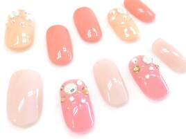 ワンカラー+ストーン