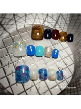 ネイルサロンアンドスクールエムズブロッサム(Nailsalon & school M's Blossom)/８月定額制FOOTコース￥7100