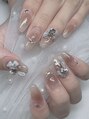 ネイル スパ ココプラス(Nail spa Cocoplus)&nbsp;オフィスで映える、ちゅるんチークネイル・ワンホンネイル