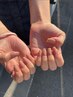 【Saki限定】hand★ワンカラーorラメグラデーション¥6000
