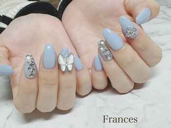 フランセス(Frances)/ちょうちょ&ダイヤお花パーツ