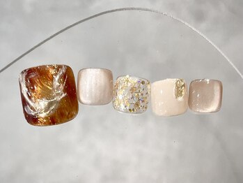 クレモアネイル 浦和店(CLEMORE NAIL)/キラキラ奥行きネイル