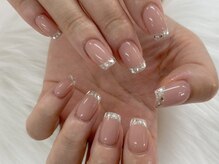 ディーネイル 池袋(D-nail)/【山崎】ガラスフレンチ