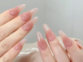 上品シンプル冬ネイル