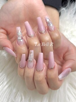 春のシンプルネイル