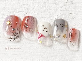 ハロウィンゴースト猫¥10550